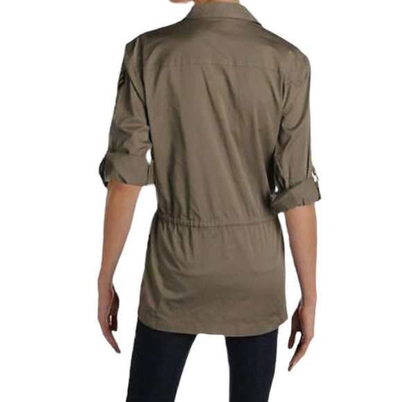 Ralph Lauren Olive embroidered Collared Utility Jacket with patches 6 M - Picture 6 of 6